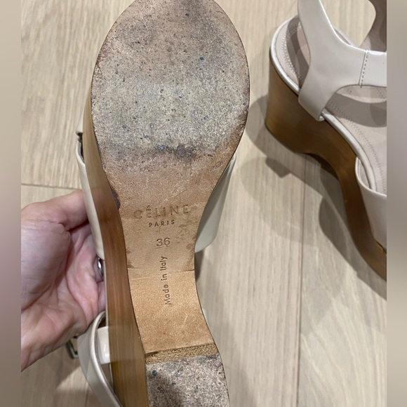 Celine Nude Wedges - Picture 8 of 8